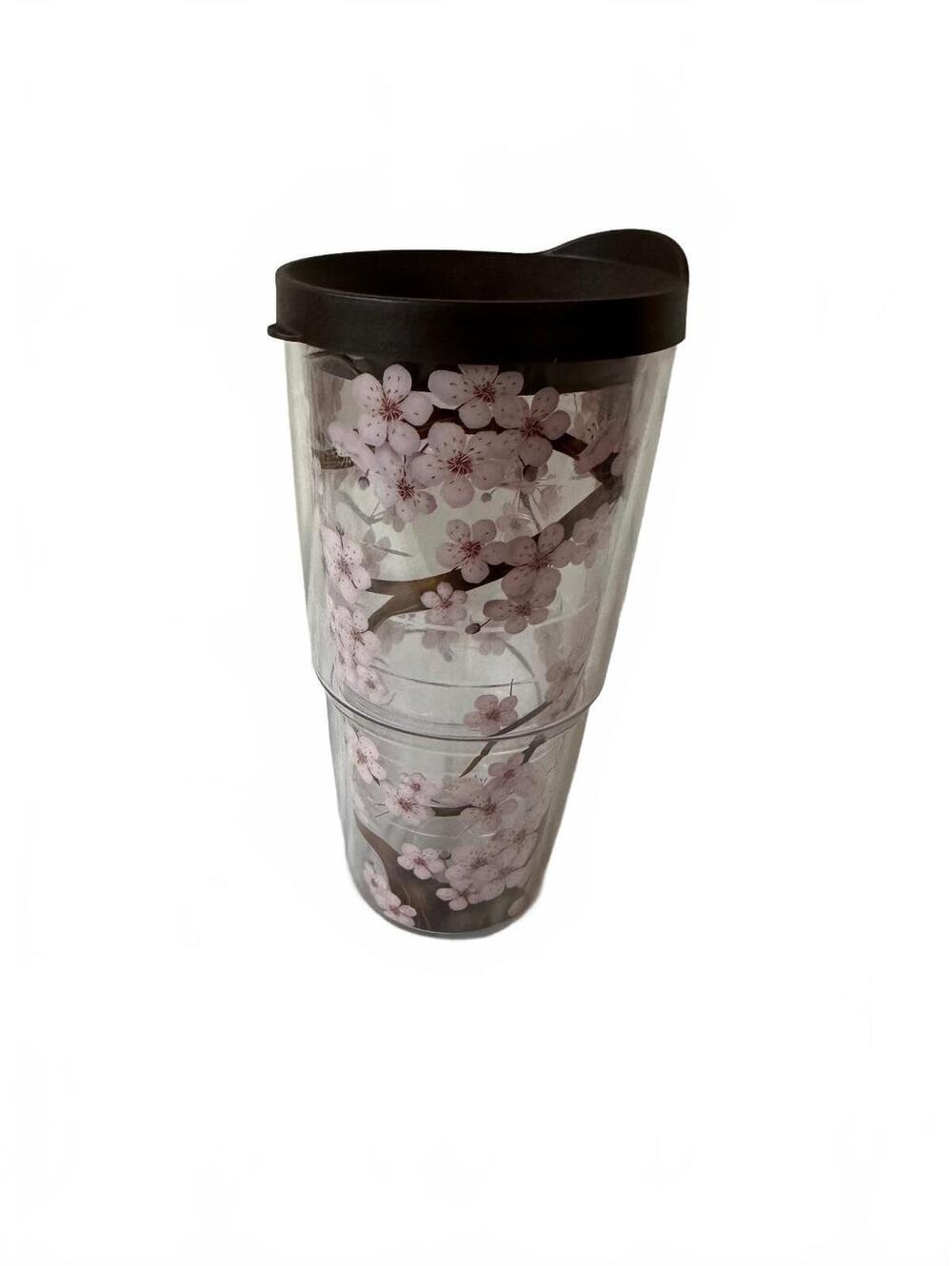 Tervis Tumbler Cherry Blossom Travel Mug with Black Lid